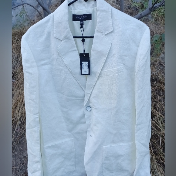 Rag and bone mens off white mens blazer size 38